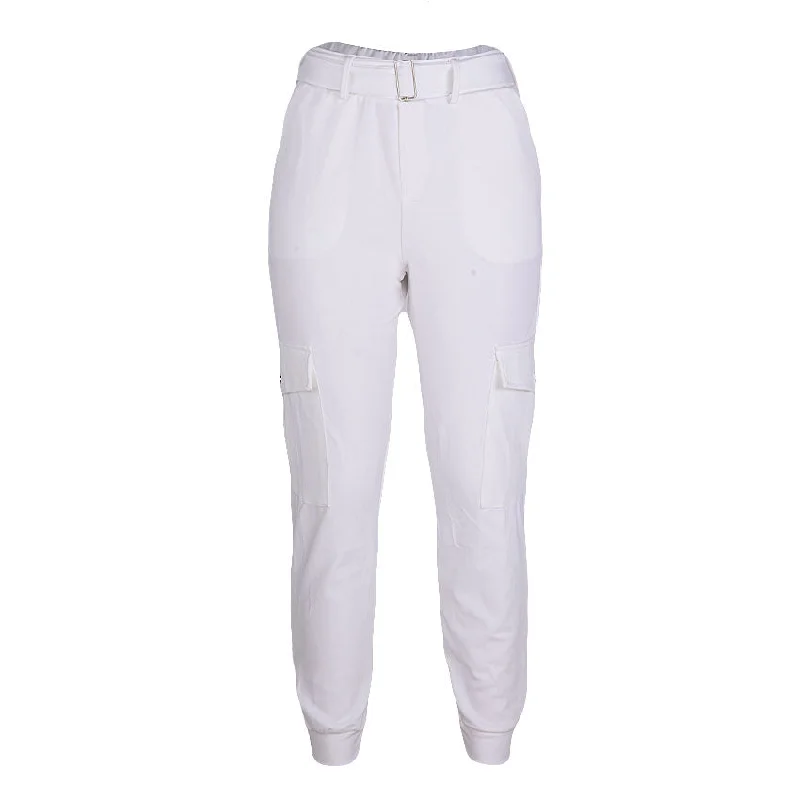 REDTAG Women's White Casual Trousers