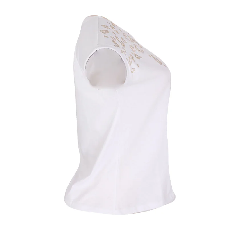 REDTAG Women's White Casual T-Shirts