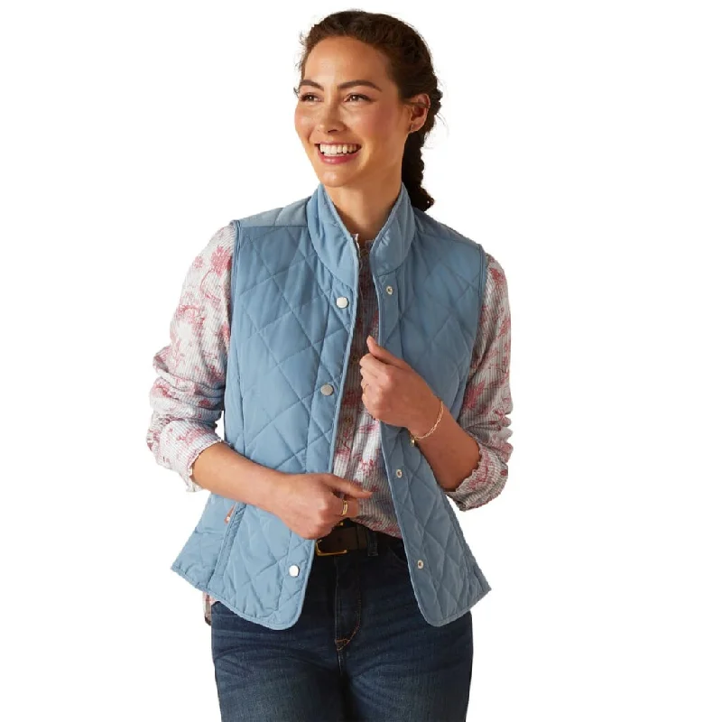 Ariat Ladies Woodside Vest Blue Shadow