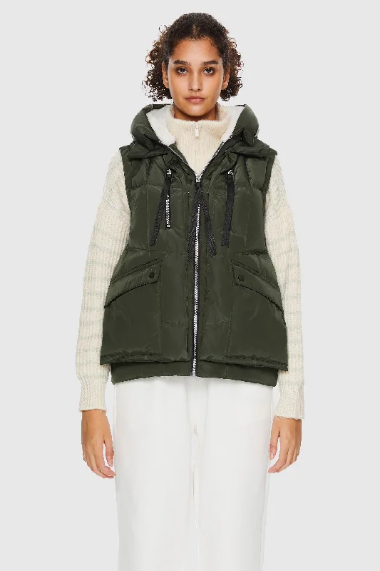 092 Classics Casual Cropped Winter Down Vest