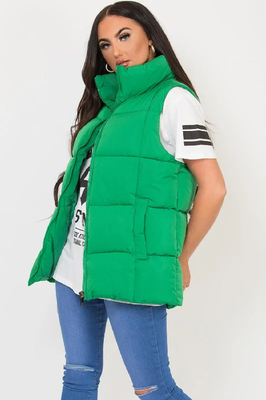 Green Gilet Body Warmer