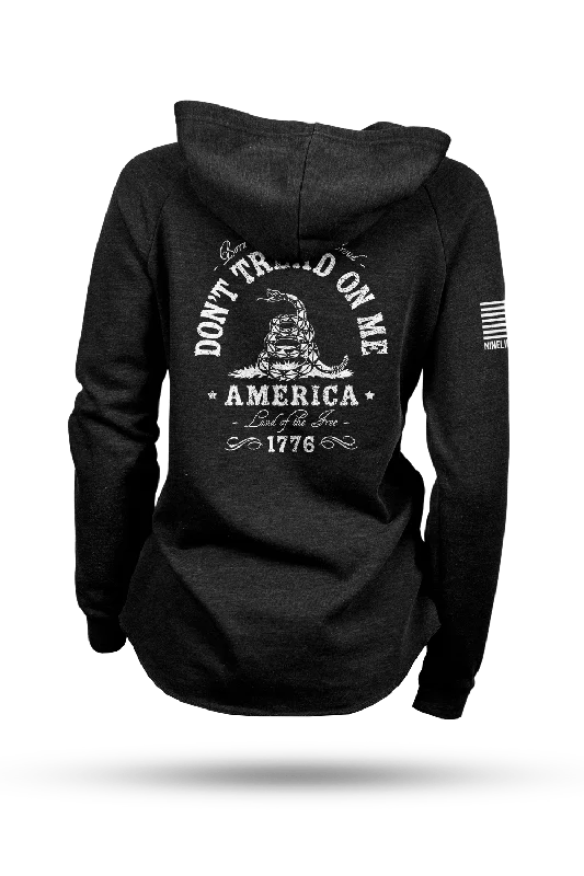 Don't Tread on Me - Lightweight Women's V-Neck Hoodie