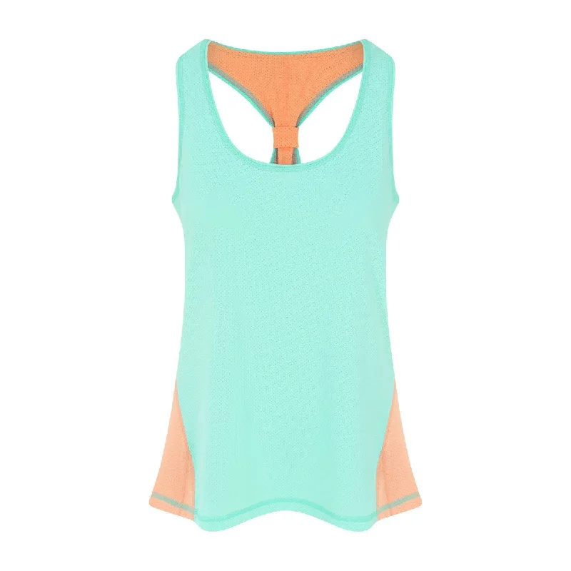 Pastel Mint Green Women's Gym Vest