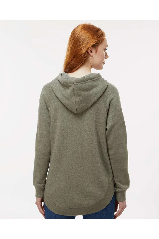 MV Sport Womens Jordan Angel Fleece Hooded Sweatshirt Hoodie - Dusty Olive Green - NEW