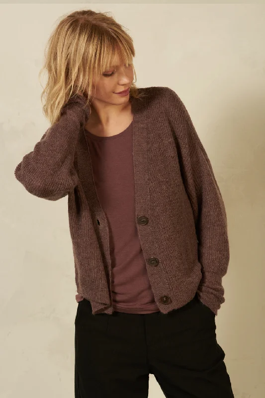 Nile 3 Button Short Cardigan