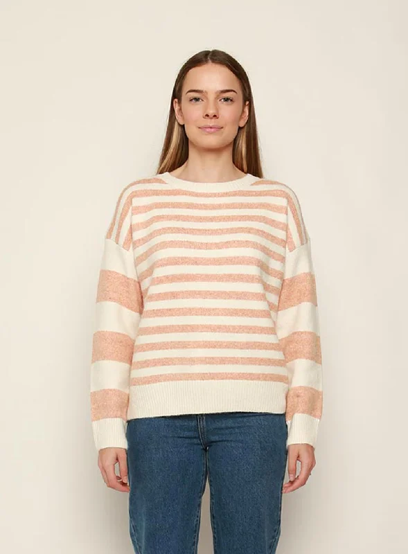 Orianthi Stripe Knit-TAN