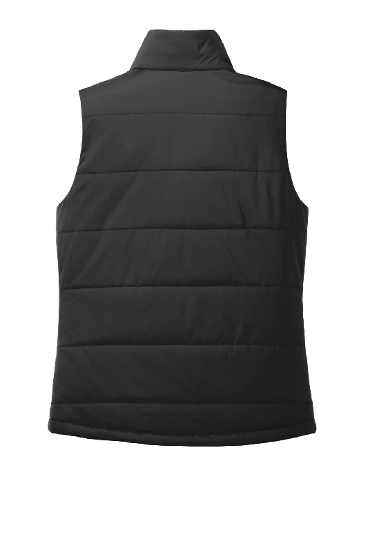 Port Authority Womens Water Resistant Full Zip Puffer Vest - Deep Black