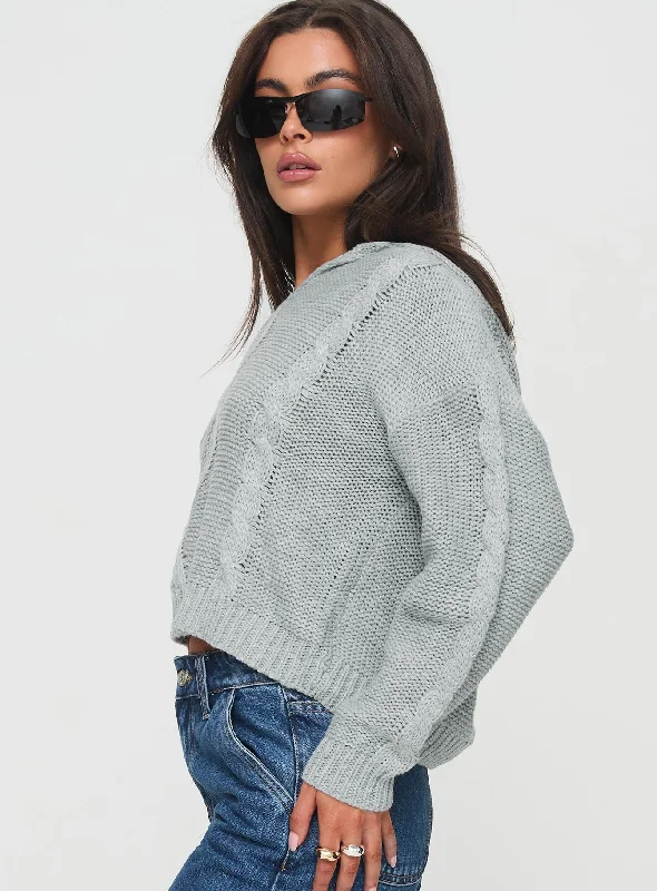 Quintero Sweater Grey Marle