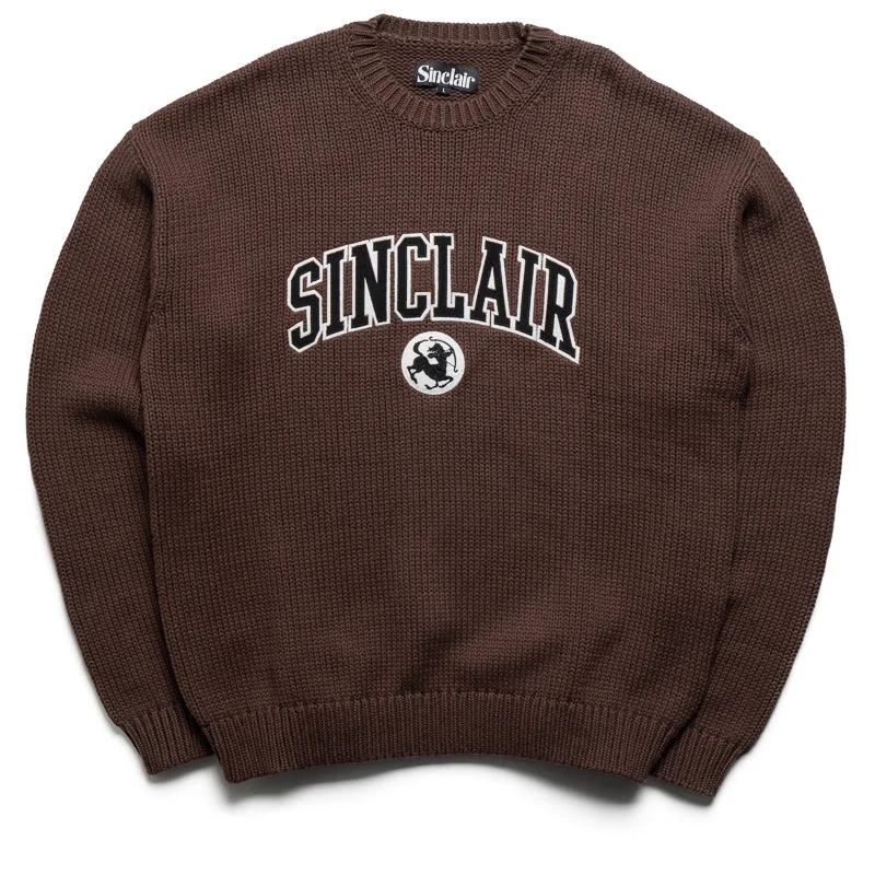 Sinclair Intelligence Knit Sweater - Chocolate