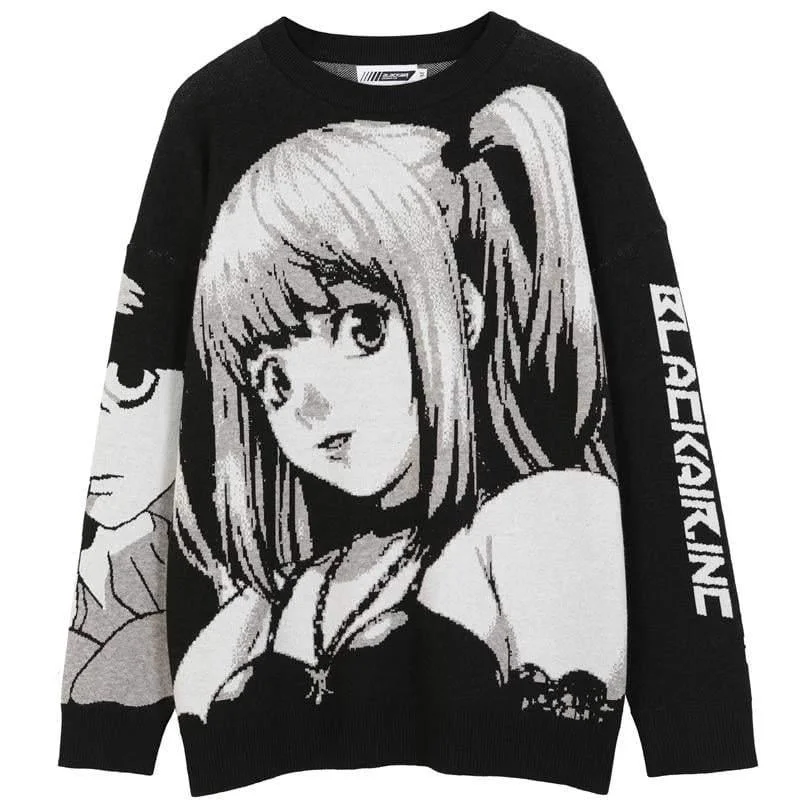 Streetwear Unisex Anime-inspired Sweater