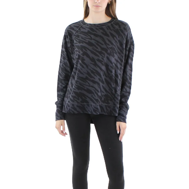 Sweaty Betty Womens Long Sleeve Animal Pint Crewneck Sweater