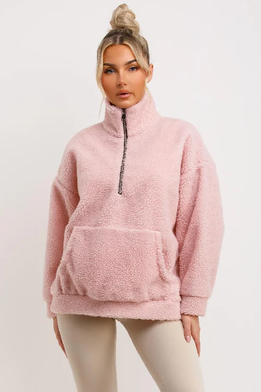 Teddy Sweatshirt Pink