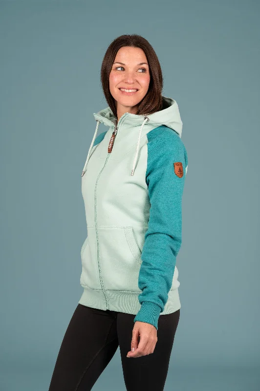 Tori Zip-Up Hoodie Lake Lichen