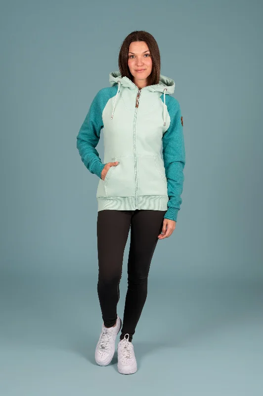 Tori Zip-Up Hoodie Lake Lichen