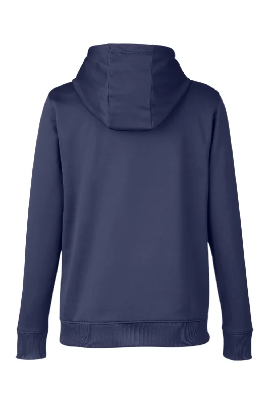 Under Armour Womens Storm Armourfleece Water Resistant Hooded Sweatshirt Hoodie - Midnight Navy Blue