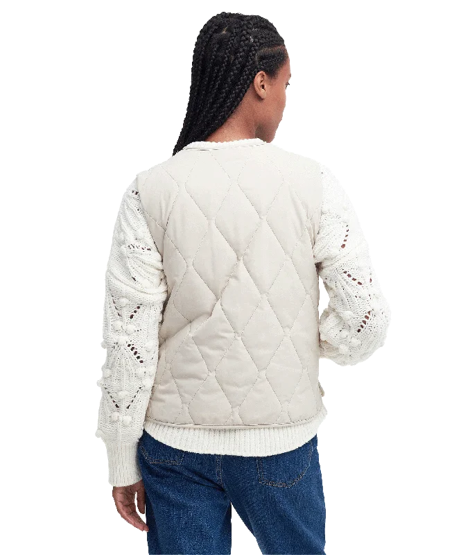 Kelley Quilted Gilet - Cream