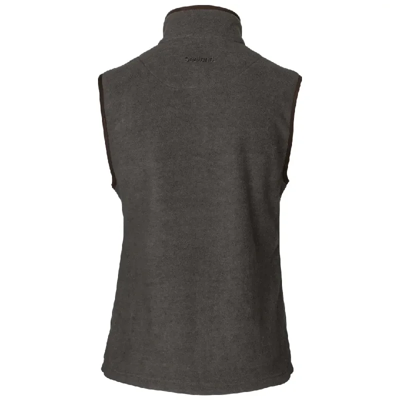 Woodcock Ivy Fleece Waistcoat - Dark Grey Melange by Seeland