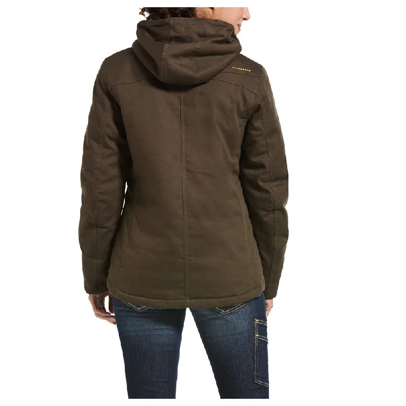 10032918 Ariat Rebar Women's DuraCanvas Insulated Jacket - Wren