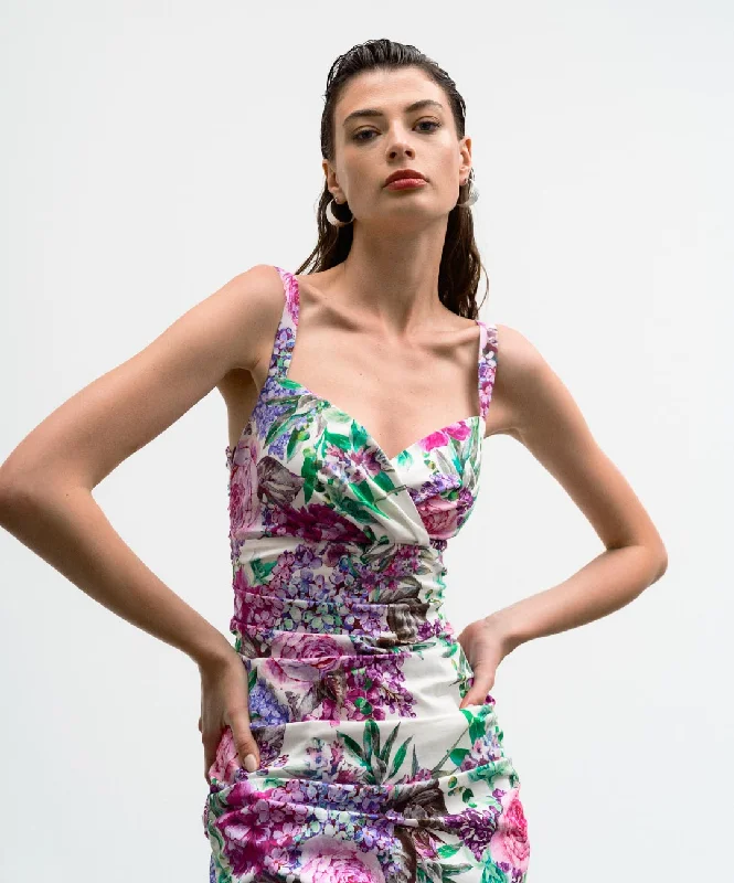 ACCESS FASHION 3027 Floral pencil dress