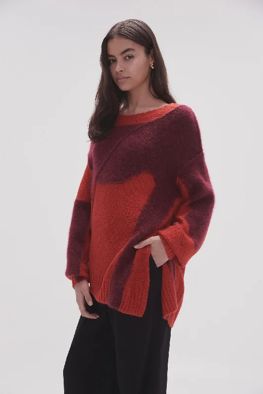 Addie Intarsia Knit Jumper