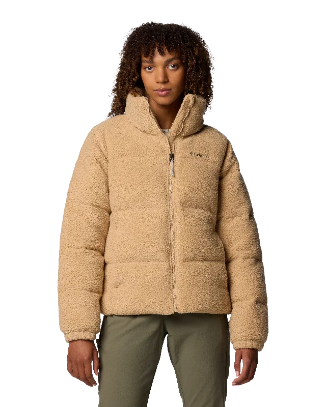 Puffect Sherpa Fleece Jacket in Canoe