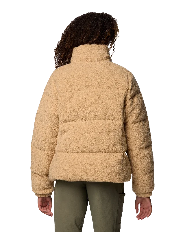 Puffect Sherpa Fleece Jacket in Canoe