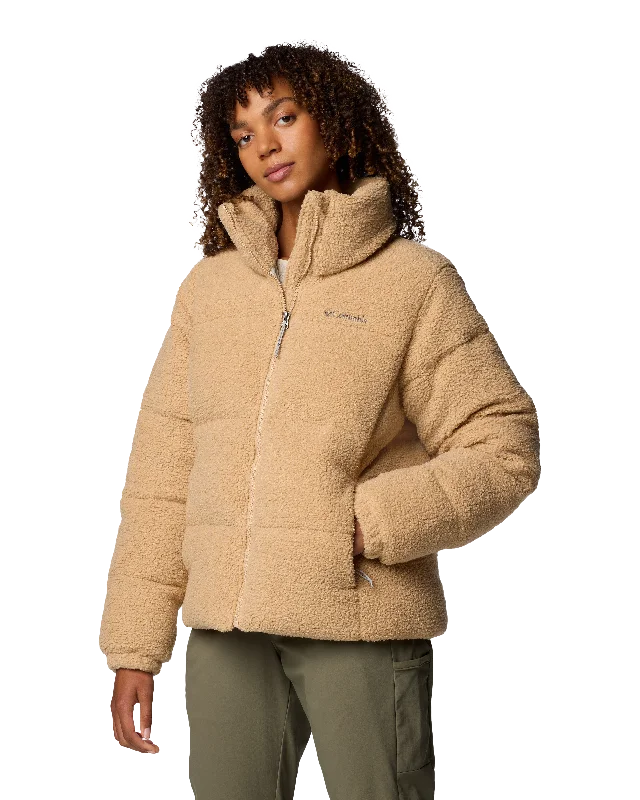 Puffect Sherpa Fleece Jacket in Canoe