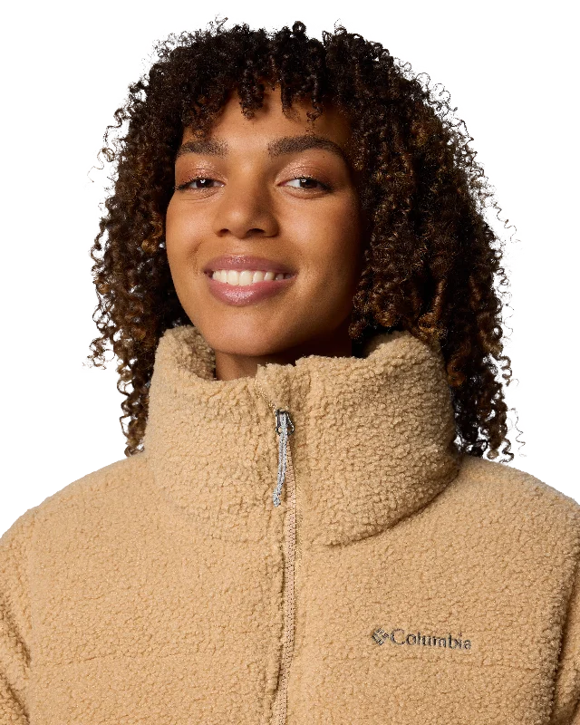 Puffect Sherpa Fleece Jacket in Canoe