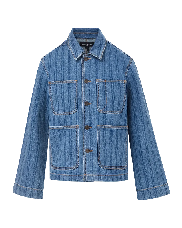 Dahl Striped Denim Jacket