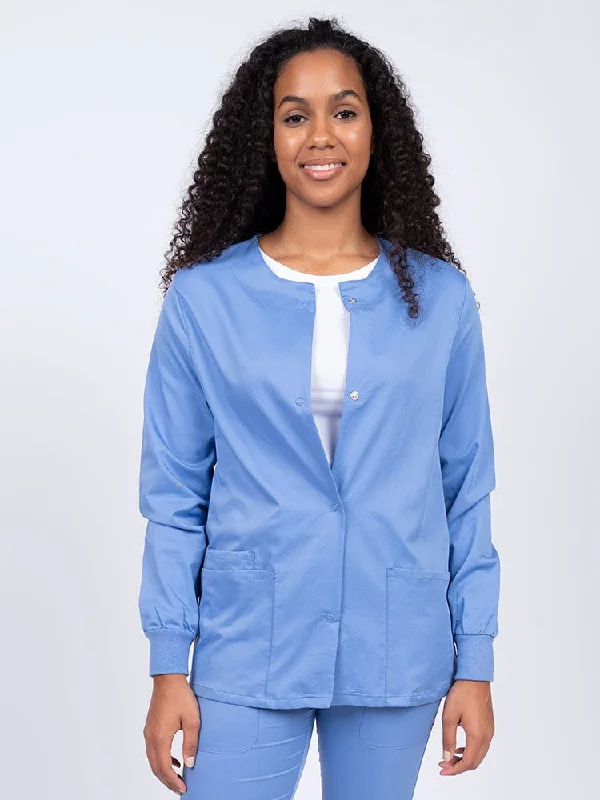 Epic by MedWorks Women's Snap Front Scrub Jacket | Ceil