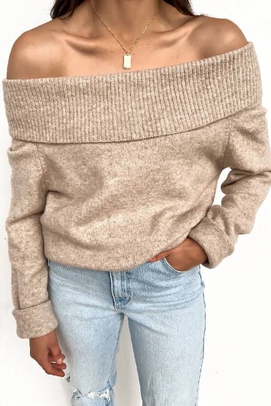 Erica Knit Jumper Latte