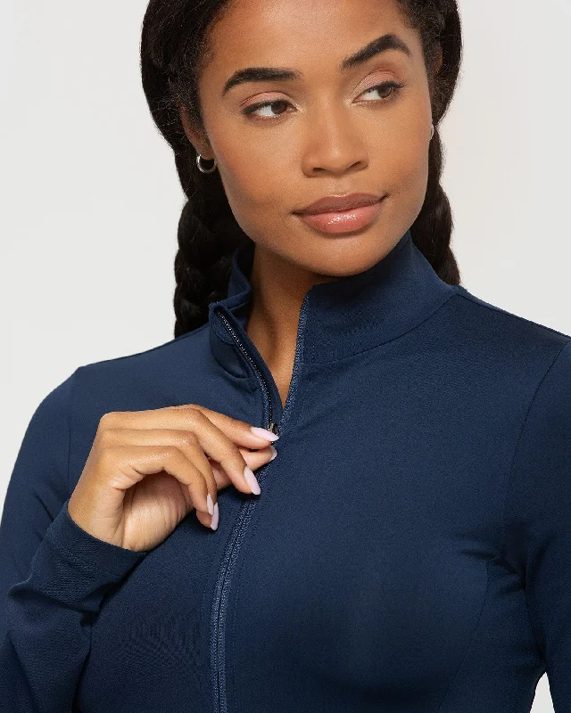 Essential Full Zip Jacket | Sapphire Blue