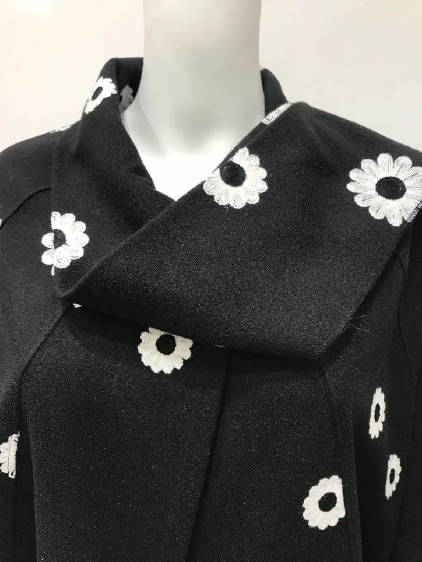 Floral poncho jacket