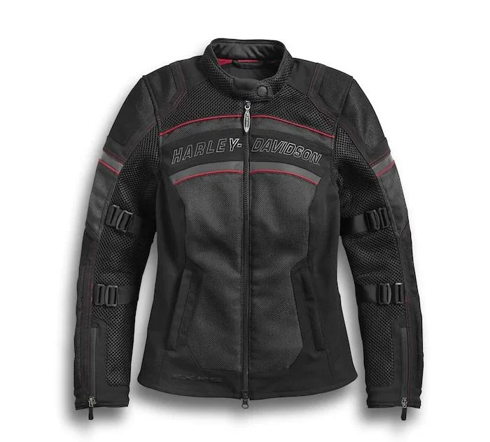 Harley-Davidson Women's FXRG Mesh Motorcycle Jacket - 98333-19VW - 98333-19VW