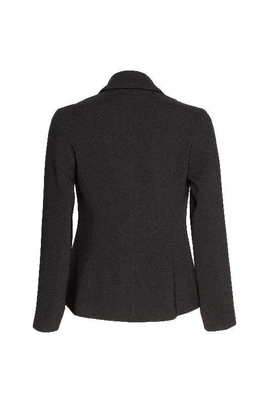 High Revere Collar Jacket - Black 8620