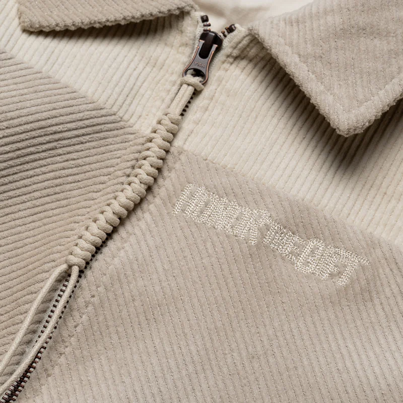 Honor The Gift Corduroy Zip Jacket - Bone