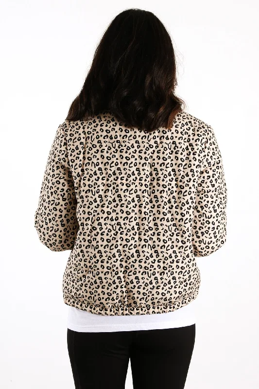 Leopard Puffer Jacket Print