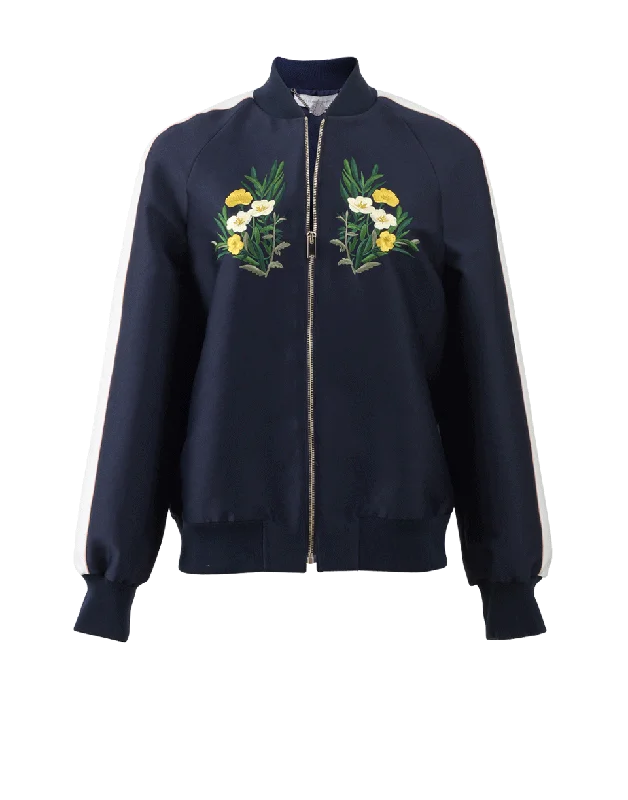 Lorinda Embroidered Bomber