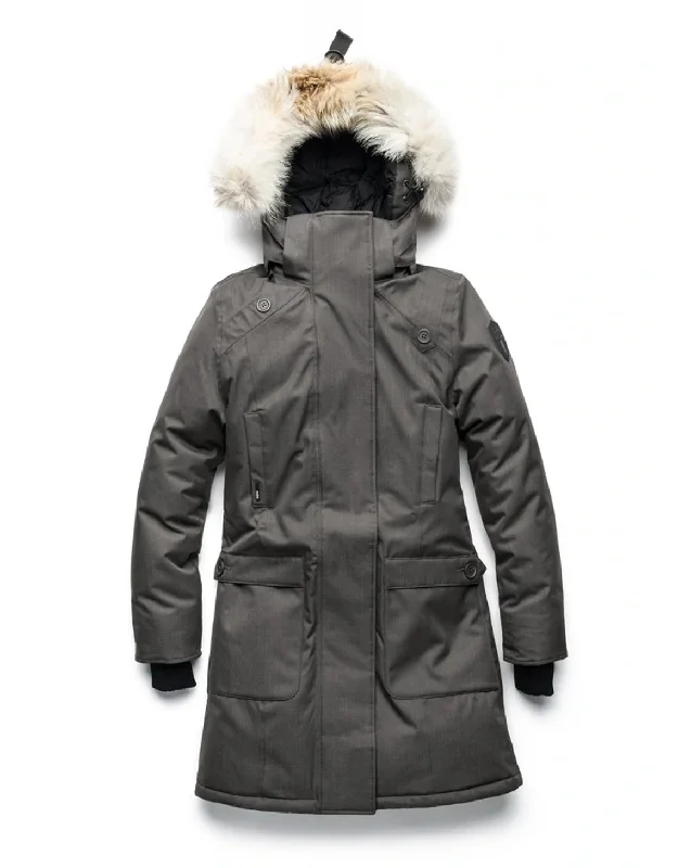 Nobis MERIDETH LADIES PARKA STEEL GREY