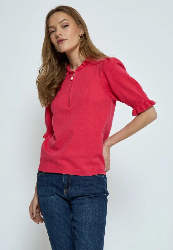 MSKessa Knit T-Shirt - Teaberry Pink