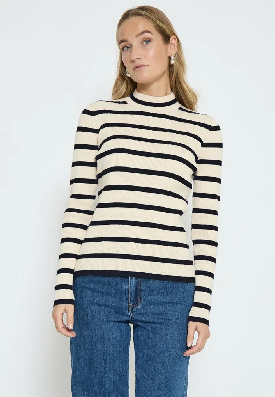 MSMaluma Pullover - Black Striped