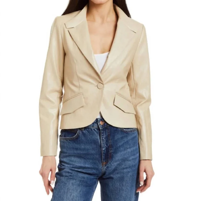 Nicki Blazer In Ivory