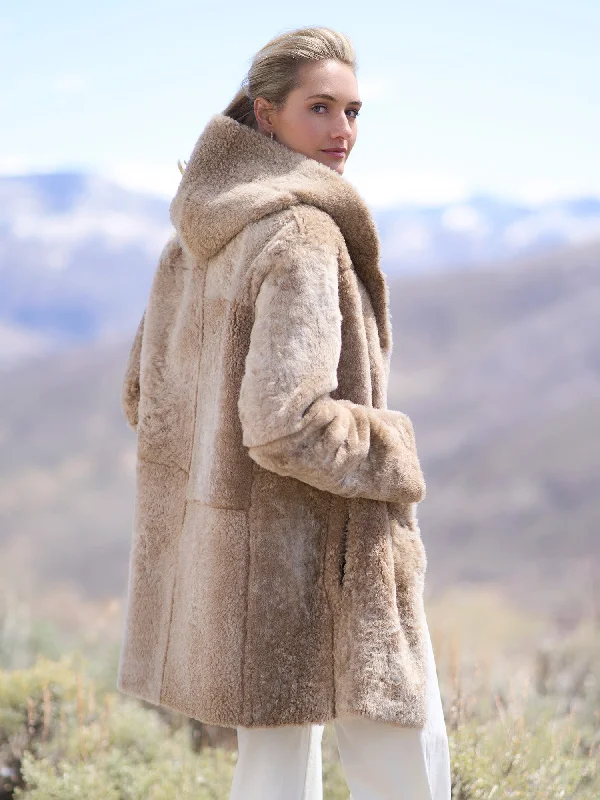 Olivera Reversible Shearling Coat