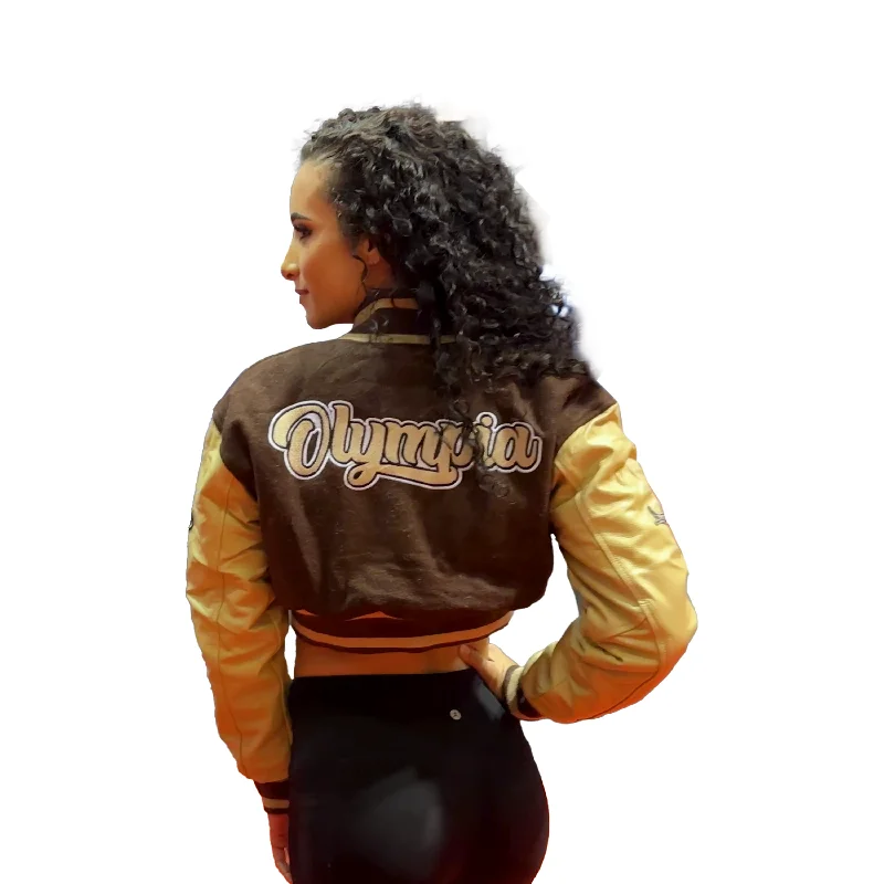 Olympia Varsity Women's Jacket Brown