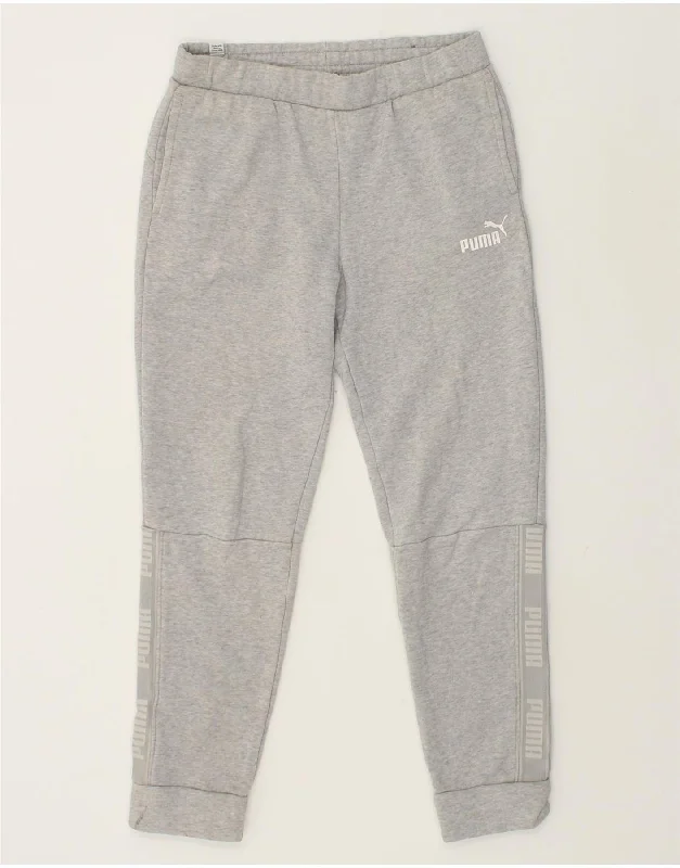 PUMA Womens Tracksuit Trousers Joggers UK 6 XS Grey