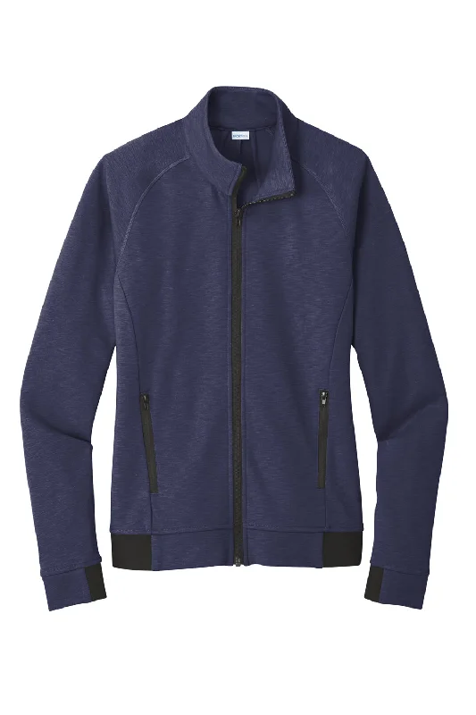 Sport-Tek Womens Strive PosiCharge Full Zip Jacket - True Navy Blue