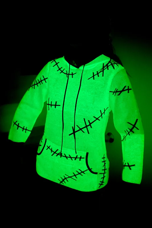 The Boogie Man Hoodie Sweater - Green Glow