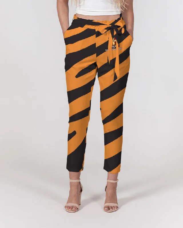 AKH Tiger Women's Belted Tapered Pants