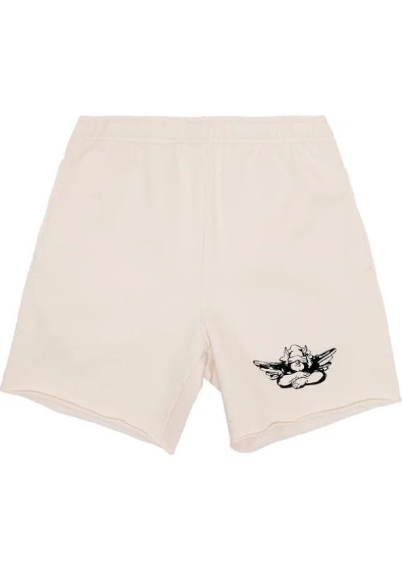 Boys Lie A Sight For Sore Eyes Sweat Shorts ★ Beige