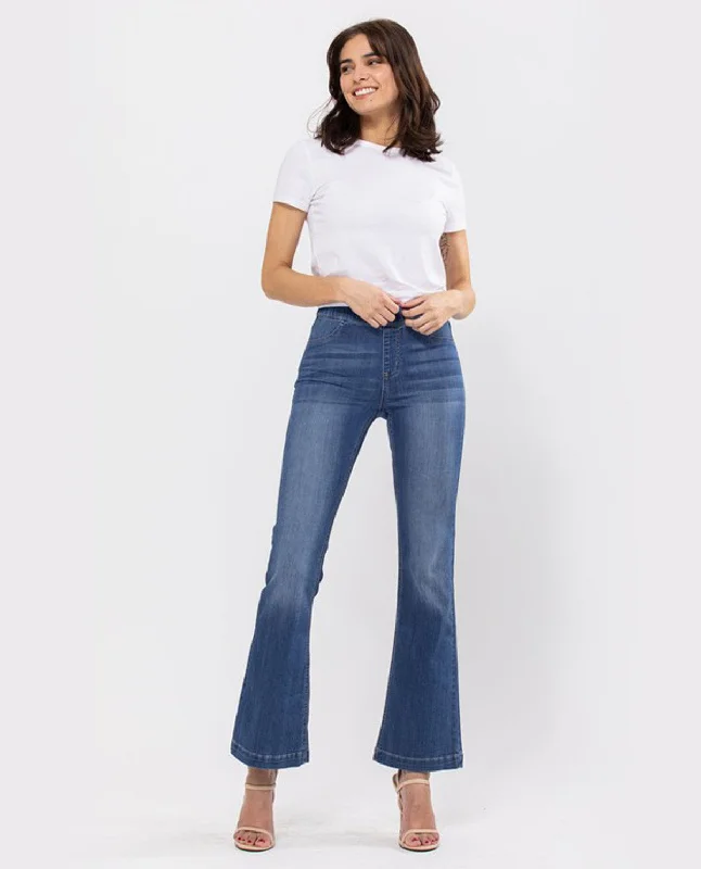 Cello Mid Rise Flare Jegging